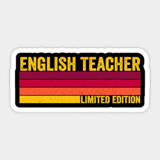 English Teacher Sticker